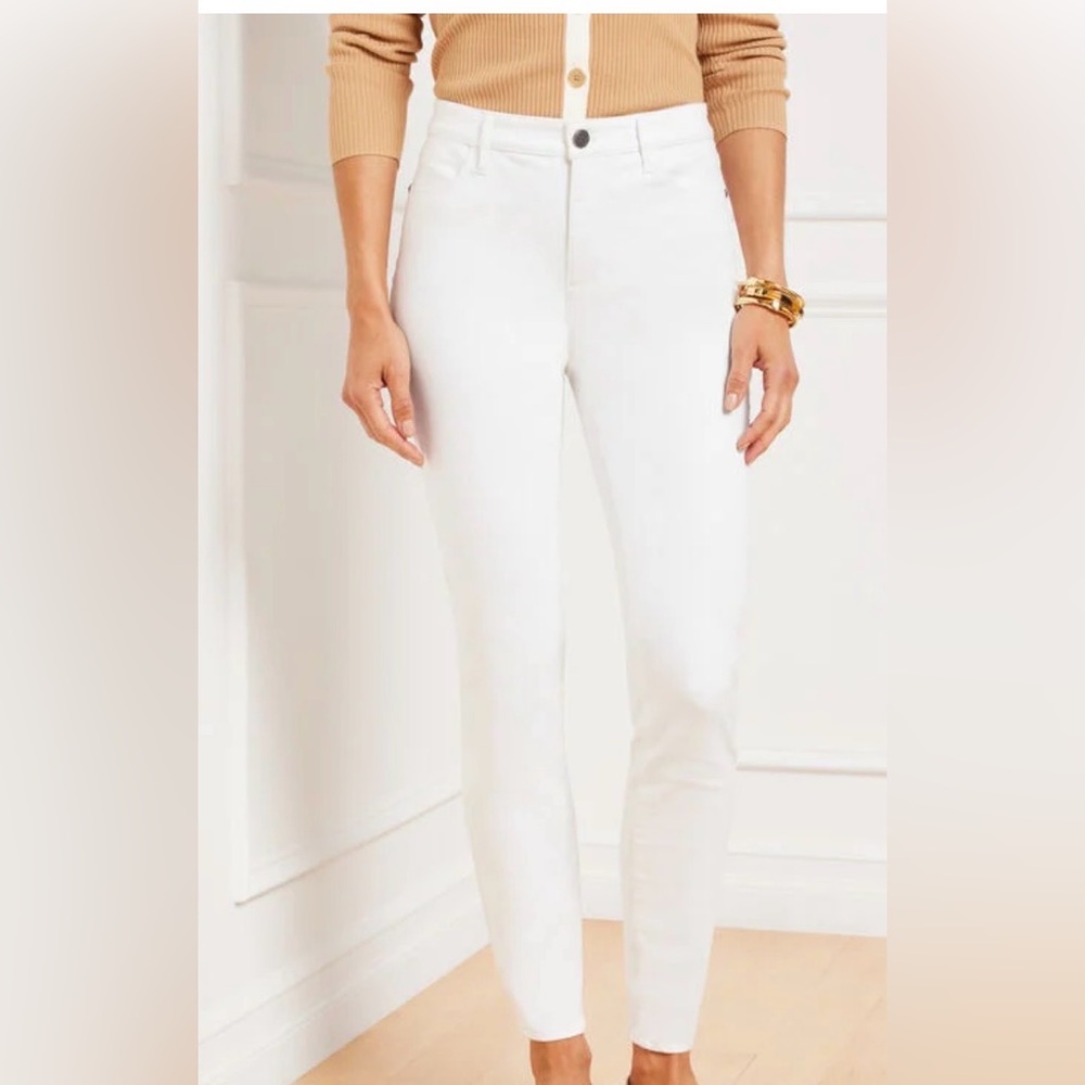Talbots Jean Jegging White Size 6
